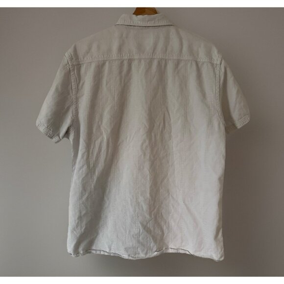 Billy Reid Shirt Mens Sz M Standard Short Sleeve Button Up Cotton Beach Resort - Picture 2 of 11
